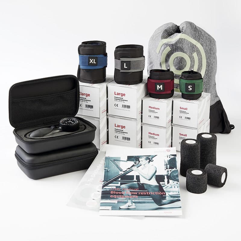 Set originale Occlude Rehab+ con cuffie e pompe con manometro