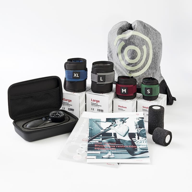 Set originale Occlude Rehab con quattro cuffie e pompa